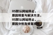 IIS默认网站停止，原因排查与解决方法，IIS默认网站停止，原因分析及修复攻略