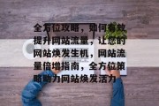 全方位攻略，如何有效提升网站流量，让您的网站焕发生机，网站流量倍增指南，全方位策略助力网站焕发活力