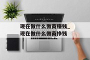 现在做什么微商赚钱_现在做什么微商挣钱