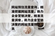 网站预估流量查询，精准把握网站流量，助力企业营销决策，精准流量洞察，助力企业营销决策的网站流量预估工具