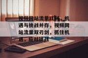 视频网站流量红利，机遇与挑战并存，视频网站流量双刃剑，抓住机遇，应对挑战