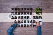流量豹注册网站，一站式流量获取平台，助力企业快速成长，流量豹，企业成长加速器，一站式流量获取平台