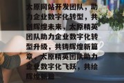 太原网站开发团队，助力企业数字化转型，共创辉煌未来，太原精英团队助力企业数字化转型升级，共铸辉煌新篇章，太原精英团队助力企业数字化飞跃，共绘辉煌新篇
