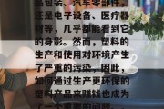 塑料在我们生活中扮演着重要角色,无论是食品包装、汽车零部件,还是电子设备、医疗器材等,几乎都能看到它的身影。然而,塑料的生产和使用对环境产生了严重的污染,因此,如何通过生产更环保的塑料产品来赚钱也成为了一个重要的问题。,塑料,绿色经济与环保竞争的焦点