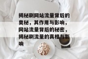 揭秘刷网站流量背后的奥秘，其作用与影响，网站流量背后的秘密，揭秘刷流量的真相与影响
