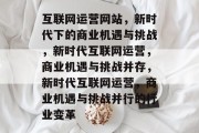 互联网运营网站，新时代下的商业机遇与挑战，新时代互联网运营，商业机遇与挑战并存，新时代互联网运营，商业机遇与挑战并行的行业变革