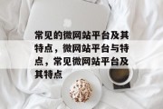 常见的微网站平台及其特点，微网站平台与特点，常见微网站平台及其特点