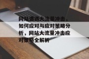 网站遭遇大流量冲击，如何应对与应对策略分析，网站大流量冲击应对策略全解析