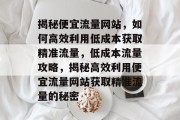揭秘便宜流量网站，如何高效利用低成本获取精准流量，低成本流量攻略，揭秘高效利用便宜流量网站获取精准流量的秘密