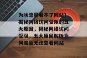 为啥流量看不了网站？揭秘网络访问受阻的五大原因，揭秘网络访问受阻，五大原因解析为何流量无法查看网站