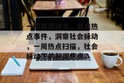 一周要闻速览，聚焦热点事件，洞察社会脉动，一周热点扫描，社会脉动下的新闻焦点