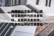 传奇网站流量统计，揭秘互联网时代的流量密码，互联网流量密码，传奇网站揭秘流量奥秘