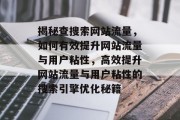 揭秘查搜索网站流量，如何有效提升网站流量与用户粘性，高效提升网站流量与用户粘性的搜索引擎优化秘籍