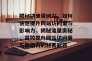 揭秘刷流量网站，如何快速提升网站访问量与影响力，揭秘流量奥秘，高效提升网站访问量与影响力的秘密武器