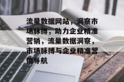 流量数据网站，洞察市场脉搏，助力企业精准营销，流量数据洞察，市场脉搏与企业精准营销导航