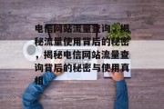 电信网站流量查询，揭秘流量使用背后的秘密，揭秘电信网站流量查询背后的秘密与使用真相