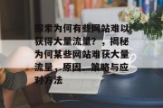 探索为何有些网站难以获得大量流量？，揭秘为何某些网站难获大量流量，原因、策略与应对方法