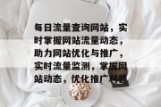 每日流量查询网站，实时掌握网站流量动态，助力网站优化与推广，实时流量监测，掌握网站动态，优化推广利器