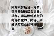 网站织梦后台一片白，探索神秘的后台世界，揭秘，网站织梦后台的神秘白世界，揭秘，网站织梦后台的神秘白世界