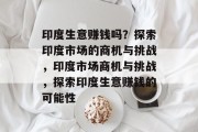 印度生意赚钱吗?探索印度市场的商机与挑战,印度市场商机与挑战,探索印度生意赚钱的可能性 印度生意赚钱吗?探索印度市场的商机与挑战,印度市场商机与挑战,探索印度生意赚钱的可能性