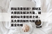 网站流量低迷？揭秘五大原因及解决方案，破解网站流量低迷之谜，五大原因解析与解决方案全攻略