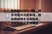 政府网站域名注册，规范流程与注意事项，政府网站域名注册指南，流程解析与关键要点