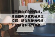 探寻唐山的创业商机，唐山创新创业机会深度挖掘，新兴科技与传统产业融合的活力源泉