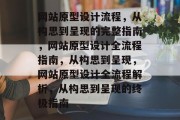 网站原型设计流程，从构思到呈现的完整指南，网站原型设计全流程指南，从构思到呈现，网站原型设计全流程解析，从构思到呈现的终极指南