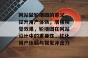网站做轮播图的意义，提升用户体验，增强视觉效果，轮播图在网站设计中的重要性，优化用户体验与视觉冲击力