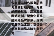 深圳网站制作服务，助力企业打造高效、专业的网络形象，深圳专业网站定制，塑造企业卓越网络品牌形象，深圳专业网站定制，塑造企业卓越网络品牌形象服务