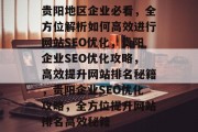 贵阳地区企业必看，全方位解析如何高效进行网站SEO优化，贵阳企业SEO优化攻略，高效提升网站排名秘籍，贵阳企业SEO优化攻略，全方位提升网站排名高效秘籍