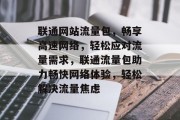 联通网站流量包，畅享高速网络，轻松应对流量需求，联通流量包助力畅快网络体验，轻松解决流量焦虑