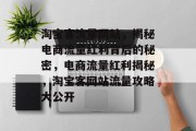 淘宝客流量网站，揭秘电商流量红利背后的秘密，电商流量红利揭秘，淘宝客网站流量攻略大公开