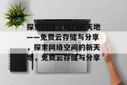 探索网络空间的新天地——免费云存储与分享，探索网络空间的新天地，免费云存储与分享