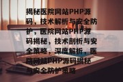 揭秘医院网站PHP源码，技术解析与安全防护，医院网站PHP源码揭秘，技术剖析与安全策略，深度解析，医院网站PHP源码揭秘与安全防护策略