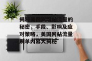 揭秘美国刷网站流量的秘密，手段、影响及应对策略，美国网站流量刷单内幕大揭秘