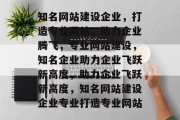 知名网站建设企业，打造专业网站，助力企业腾飞，专业网站建设，知名企业助力企业飞跃新高度，助力企业飞跃新高度，知名网站建设企业专业打造专业网站