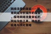 网络流量的背后——使用网站分析插件的探索，探寻网络流量背后的网站分析工具，插件的应用与优化策略