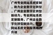 广州专业网站系统定制，助力企业数字化转型，广州企业数字化转型新动力，专业网站系统定制服务，广州企业数字化转型新动力，专业网站系统定制服务助力升级