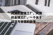 阿姨的金钱工厂,阿姨的金钱工厂,一个关于经济与亲情的故事