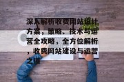深入解析收费网站设计方案，策略、技术与运营全攻略，全方位解析，收费网站建设与运营之道
