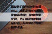 揭秘热门推荐搜索流量网站，助你轻松获取海量精准流量！探索流量宝藏，热门推荐搜索网站秘籍，轻松捕获海量精准流量
