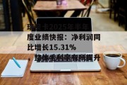 瑞贝卡2025年半年度业绩快报：净利润同比增长15.31% ，整体毛利率有所提升