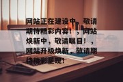 网站正在建设中，敬请期待精彩内容！，网站焕新中，敬请瞩目！，网站升级焕新，敬请期待精彩呈现！