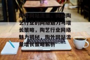 陶外网站流量，揭秘陶艺行业的网络魅力与增长策略，陶艺行业网络魅力揭秘，陶外网站流量增长策略解析