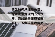 网站如何从流量收费，探索流量变现的五大策略，网站流量变现策略解析，五大流量收费之道