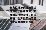全方位维护网站流量运转方案，稳中求进，助力网站持续发展，稳流策略，全方位网站流量维护与发展优化方案