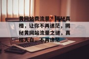 黄网站费流量？揭秘真相，让你不再迷茫，揭秘黄网站流量之谜，真相大白，不再迷茫