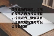 选择正确的道路,涪陵的发展方向与投资项目,挖掘潜力,聚焦项目,涪陵发展新方向与投资项目解析 选择正确的道路,涪陵的发展方向与投资项目,挖掘潜力,聚焦项目,涪陵发展新方向与投资项目解析