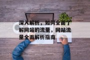 深入解析，如何全面了解网站的流量，网站流量全面解析指南